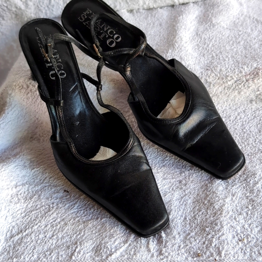 Franco Sarto black shoes. Ideal, smart office wear.